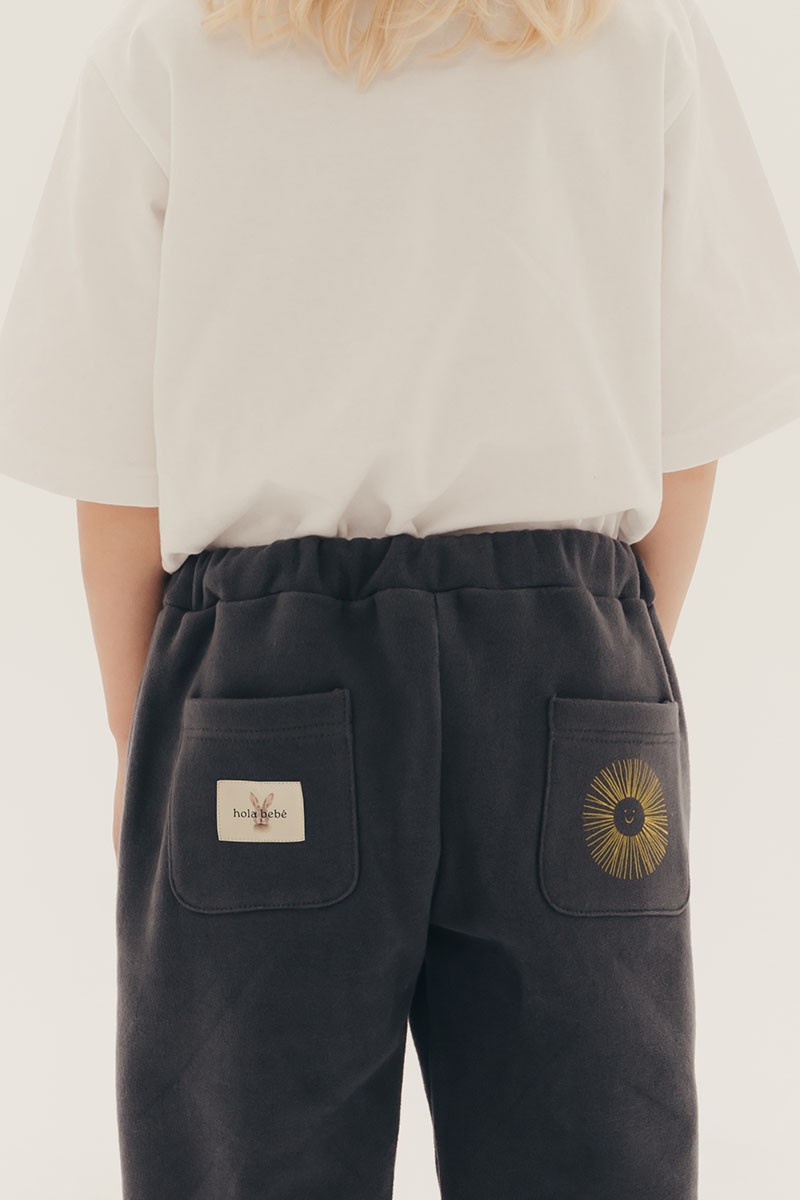 RELAXED SWEATPANTS SUN GRAPHITE
